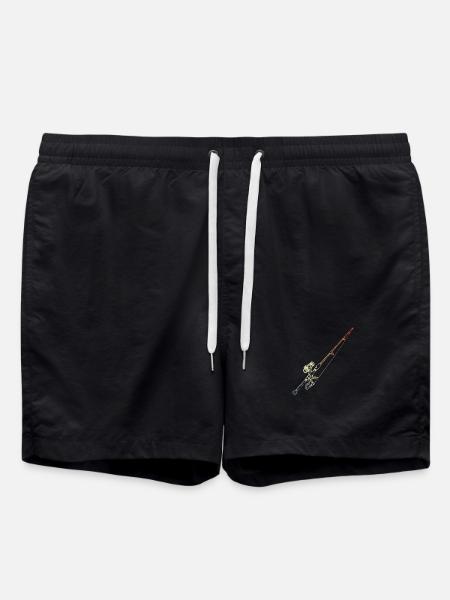 Angel Retro Style - Swim Trunks - black