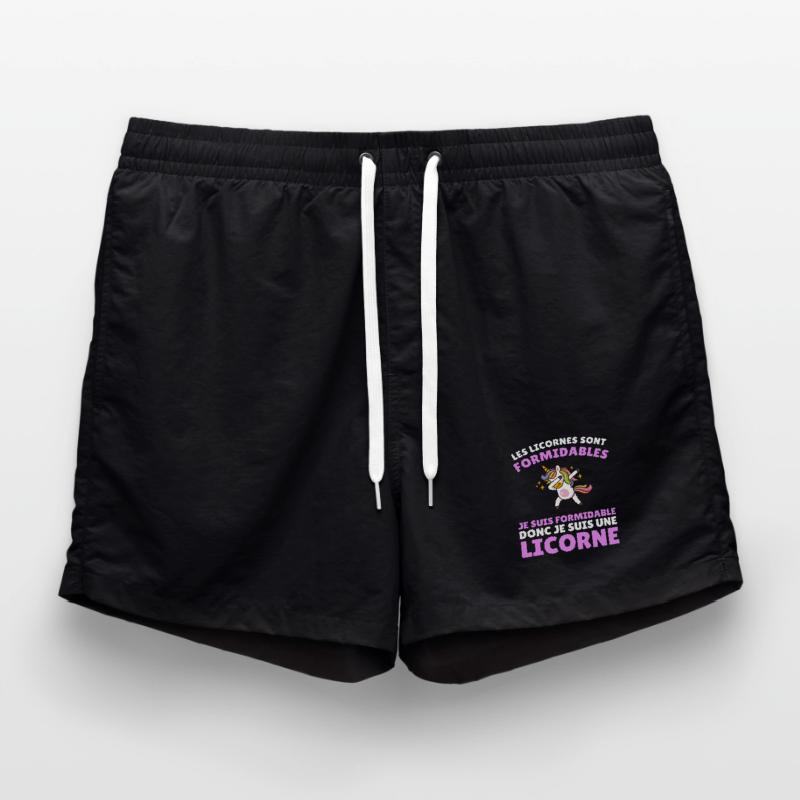 Ich bin großartig, also bin ich ein Einhorn Badeshorts