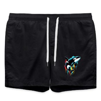 Orque - Short de bain - noir - Devant - AI Model Male 185 light (185cm)