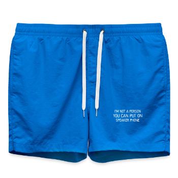 Je ne suis pas une personne que vous pouvez mettre sur un haut-parleur - Short de bain - cobalt blue - Devant