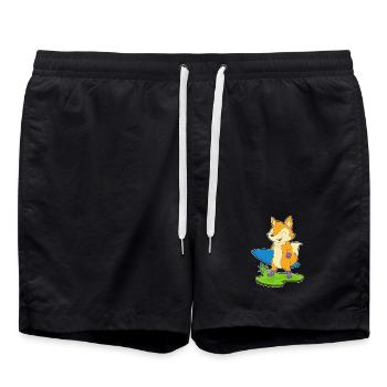 Été de surf Fox Surf - Short de bain - noir - Devant - AI Model Male 185 light (185cm)