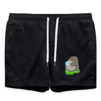 Mole Volleyball Player Volleyball - Swim Trunks - black - Front - AI Model Male 185 light (185cm)