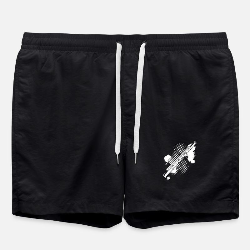 Teinture de flûte - Short de bain - noir