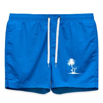 Graphique de panier de basket - Short de bain - cobalt blue - Devant