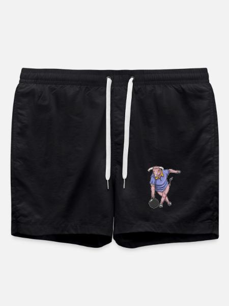 Bull Bowling Bowling Ball - Swim Trunks - black