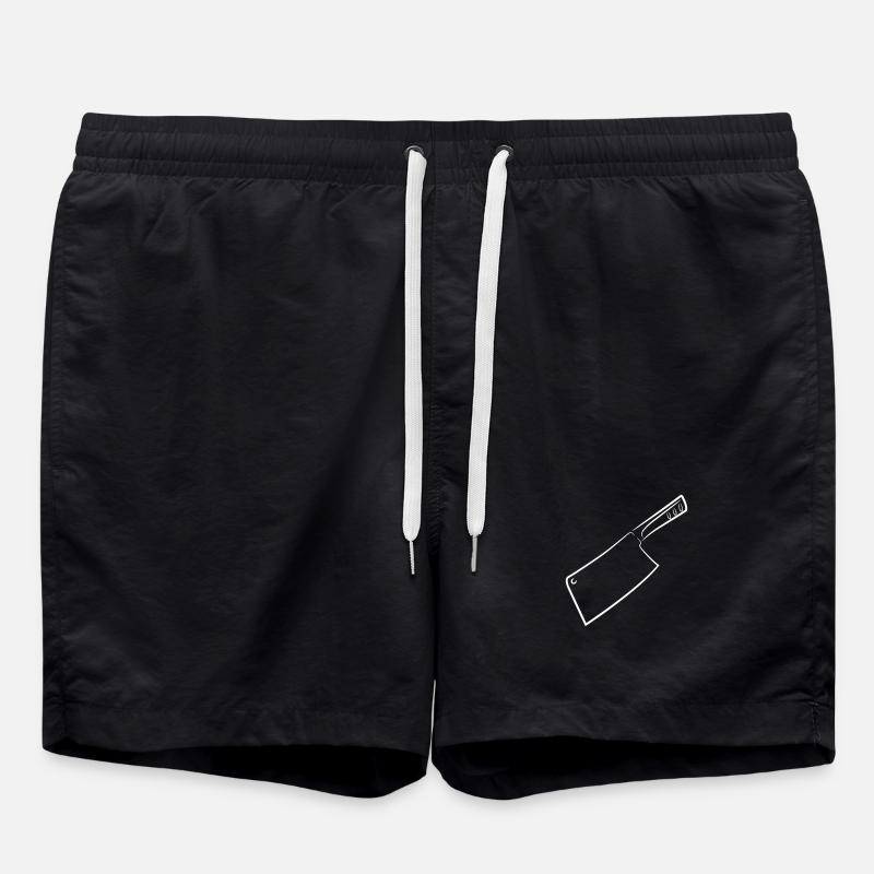 Cleaver Sketch - Swim Trunks - black