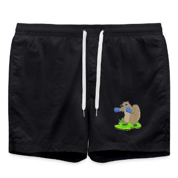 Beaver Boxer Gants de boxe Boxe - Short de bain - noir - Devant - AI Model Male 185 light (185cm)