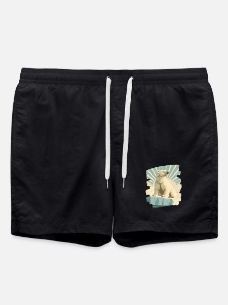 Polar bear - Swim Trunks - black