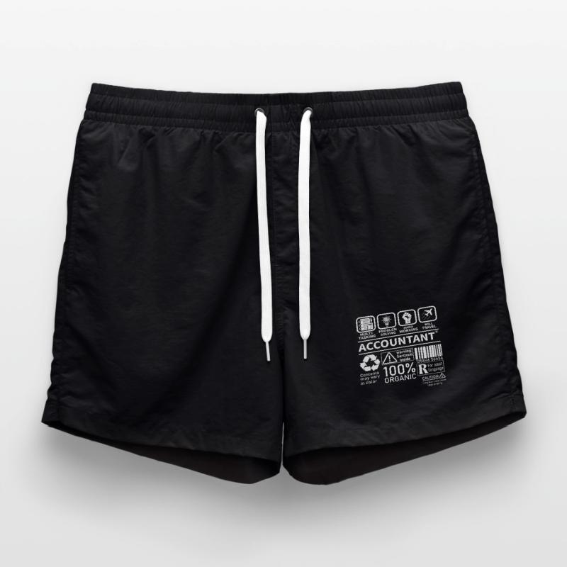 Accountant Multi Tasking Problem Solving Swim Trunks