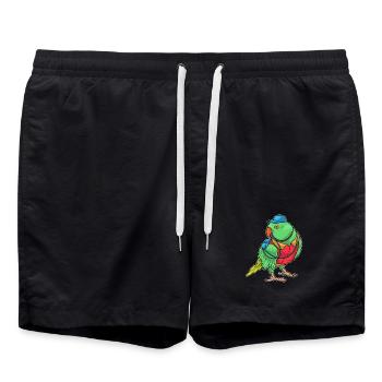Sifflet d’arbitre Parrot - Short de bain - noir - Devant - AI Model Male 185 light (185cm)