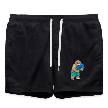 Sloth Boxer Gants de boxe Boxe - Short de bain - noir - Devant - AI Model Male 185 light (185cm)