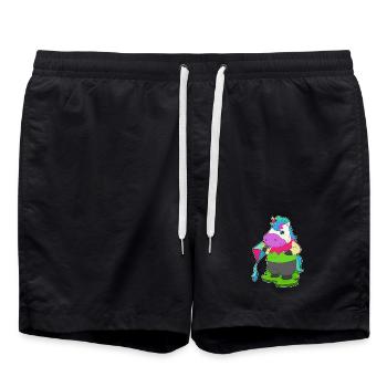 Cerf-volant licorne Cerf-volant - Short de bain - noir - Devant - AI Model Male 185 light (185cm)