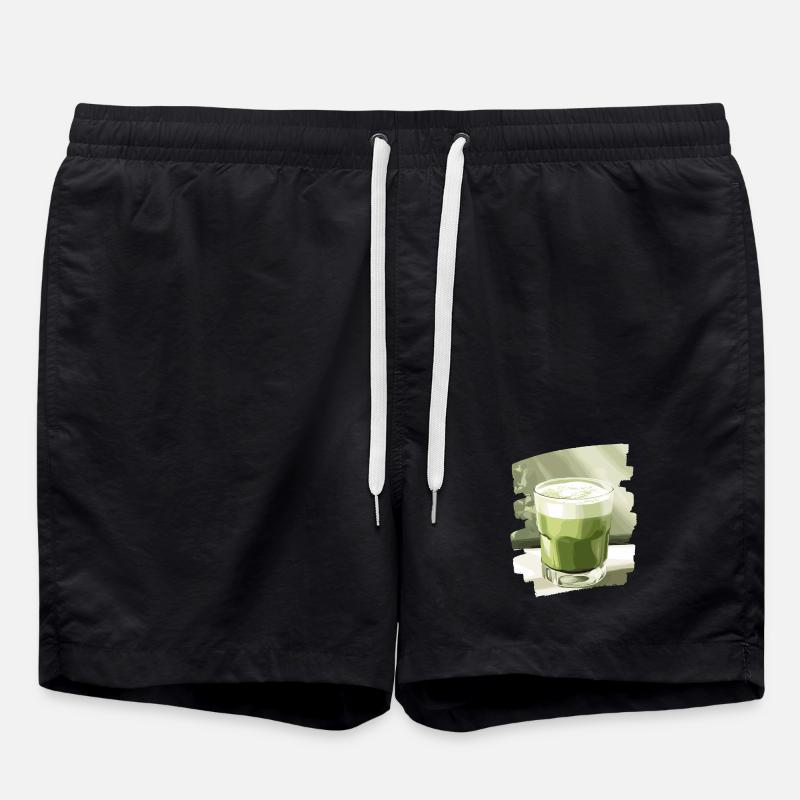 Matcha Latte Lover Thé vert - Short de bain - noir