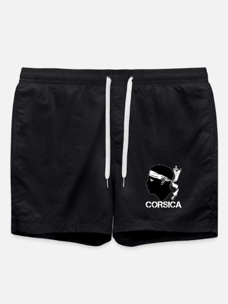 Corsica Tête de Maure - Short de bain - noir