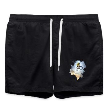 Ride the Drop - Badeshorts - Schwarz - Vorne - AI Model Male 185 light (185cm)