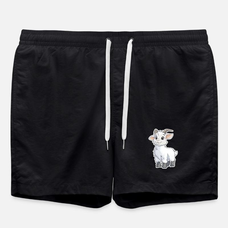 Goat - Swim Trunks - black