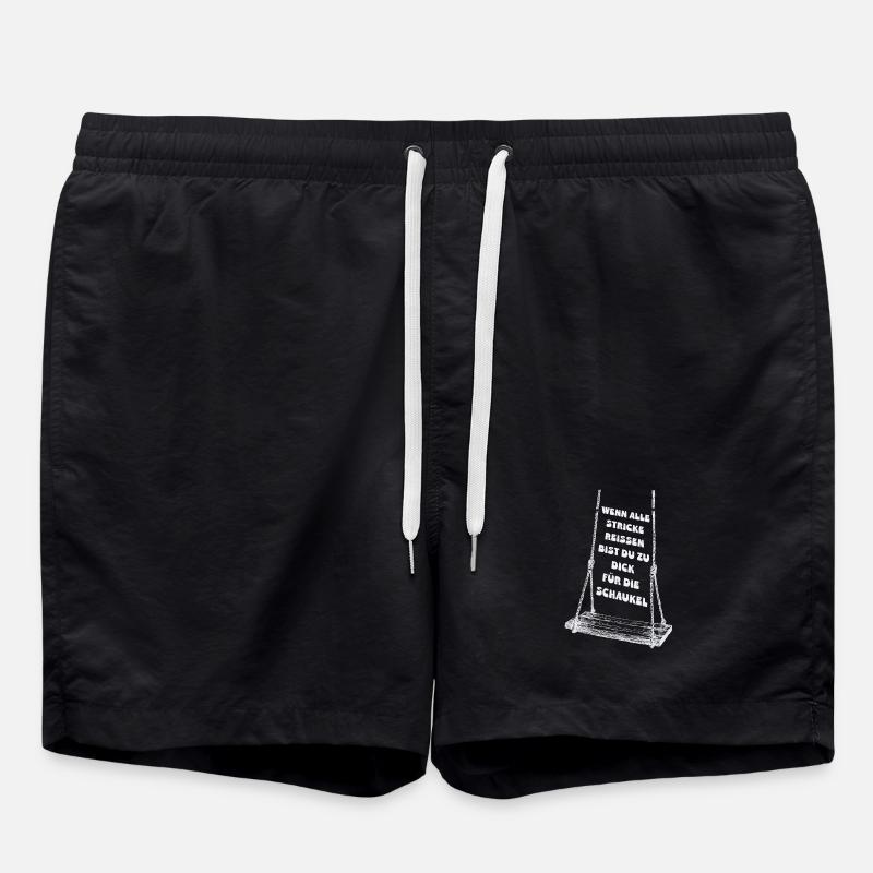 When all else fails - Swim Trunks - black