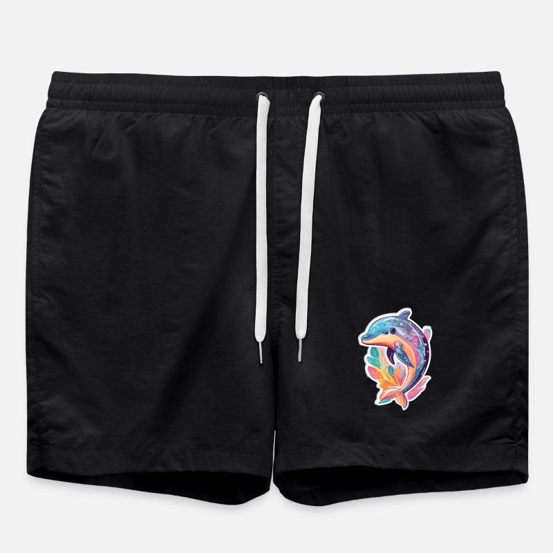Delfin - Badeshorts - Schwarz