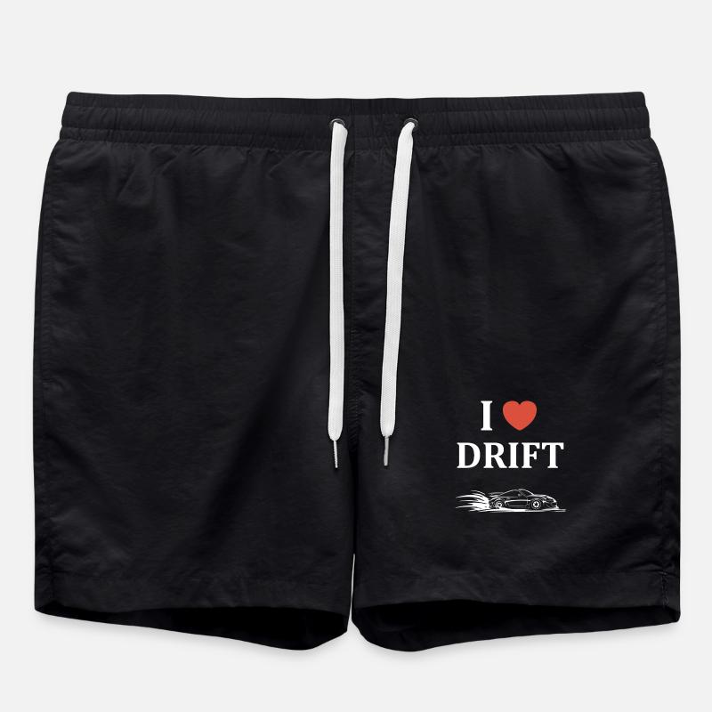 Fun Drift Car Racing - Swim Trunks - black