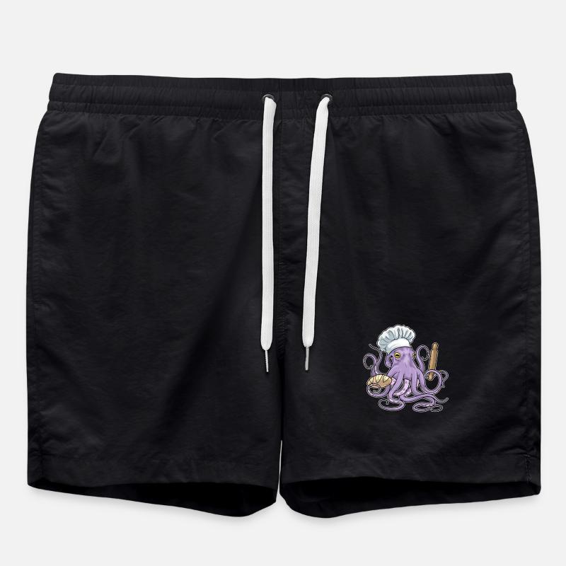 Pain boulanger Octopus - Short de bain - noir
