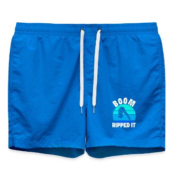 Diving diving board - Swim Trunks - cobalt blue - Front