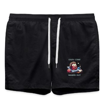 Comfort stat fully charged - Swim Trunks - black - Front - AI Model Male 185 light (185cm)