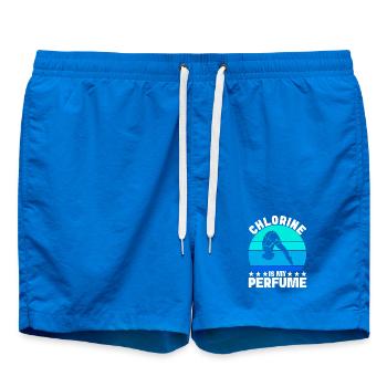 Diving diving board - Swim Trunks - cobalt blue - Front