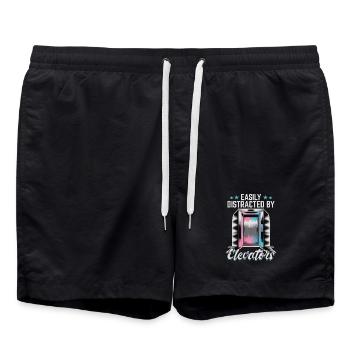 Ascenseur pour tout-petits et enfants - Short de bain - noir - Devant - AI Model Male 185 light (185cm)