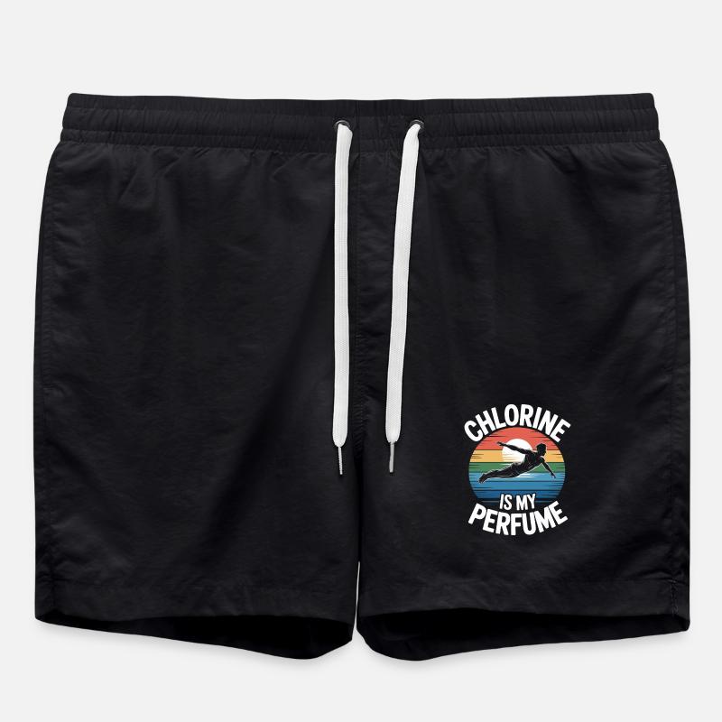 Diving diving board - Swim Trunks - black