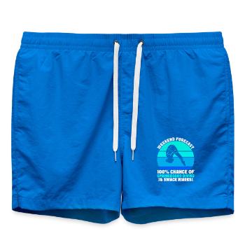 Diving diving board - Swim Trunks - cobalt blue - Front