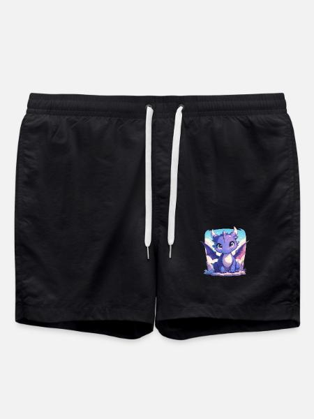 Dragon Dragon - Swim Trunks - black