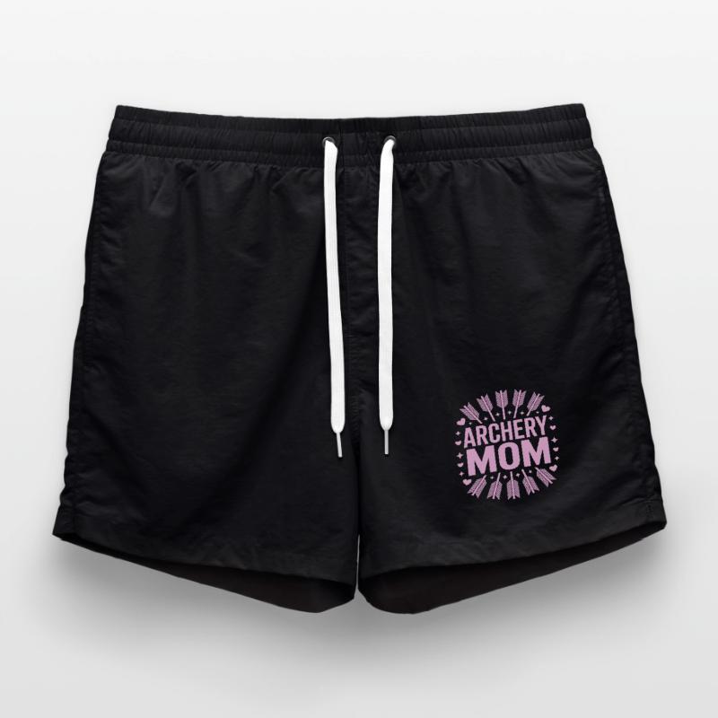 Bogenschießen Spruch Mutter Bogenschießen Geschenk Badeshorts