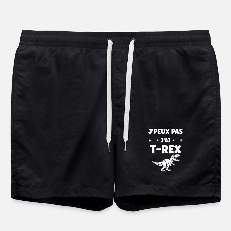T-Rex Absolute Humor - Swim Trunks - black