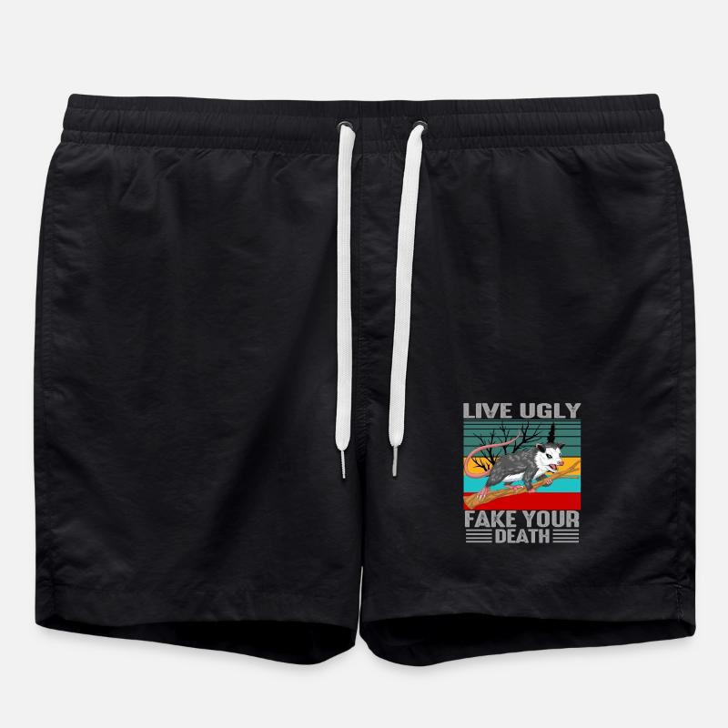Opossum - Swim Trunks - black