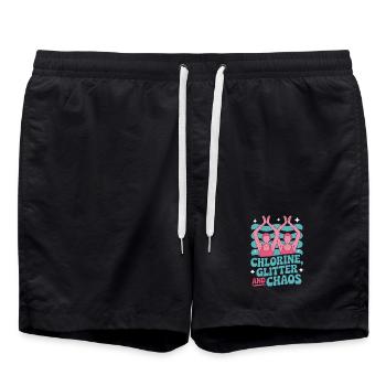 Synchronized swimming Artistic swimming Water sports - Swim Trunks - black - Front - AI Model Male 185 light (185cm)