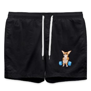 Haltérophilie Chihuahua - Short de bain - noir - Devant - AI Model Male 185 light (185cm)