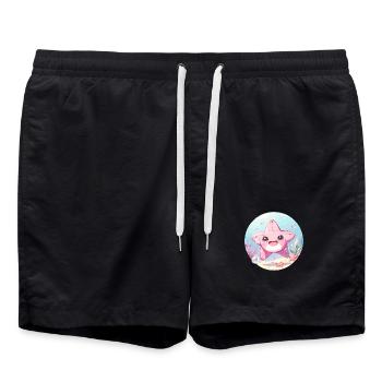 Étoile de mer Étoile de mer - Short de bain - noir - Devant - AI Model Male 185 light (185cm)