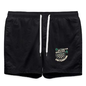 Darts Dart Dartboard Dartboard Dart Player - Swim Trunks - black - Front - AI Model Male 185 light (185cm)
