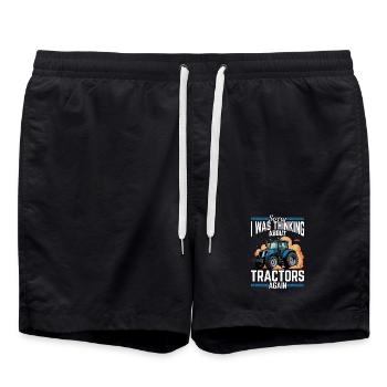 Tracteur Enfants Ferme Mode de vie - Short de bain - noir - Devant - AI Model Male 185 light (185cm)