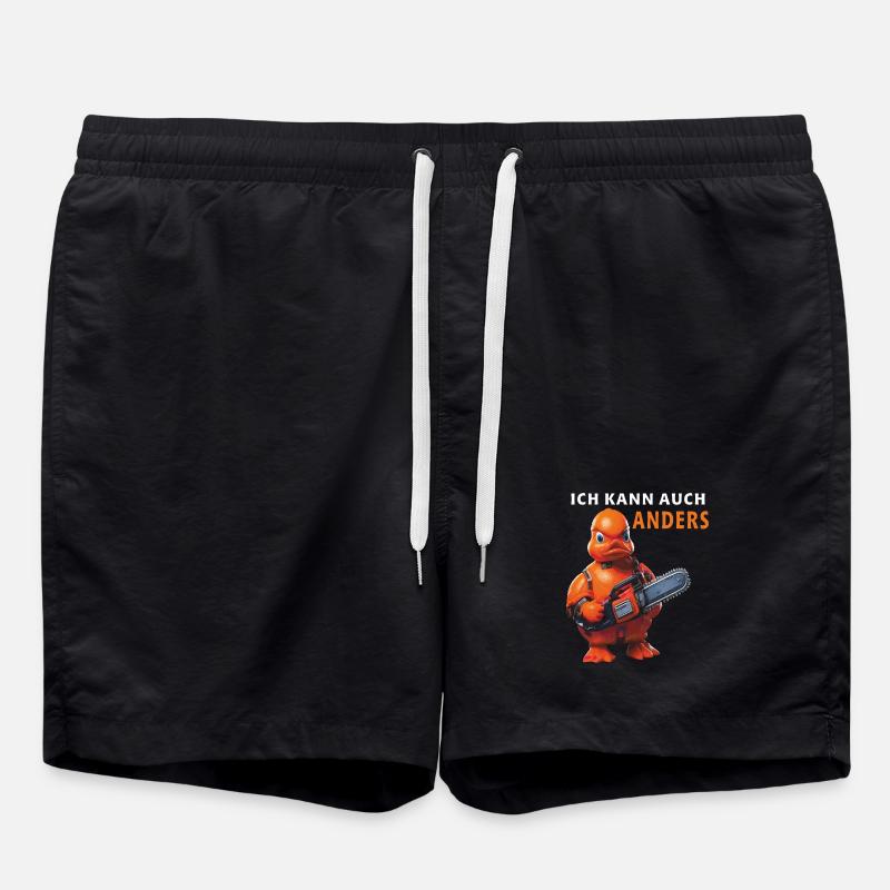ICH KANN AUCH ANDERS - Badeshorts - Schwarz