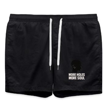 Piercing Addict Body Mod Enthusiast - Badeshorts - Schwarz - Vorne - AI Model Male 185 light (185cm)