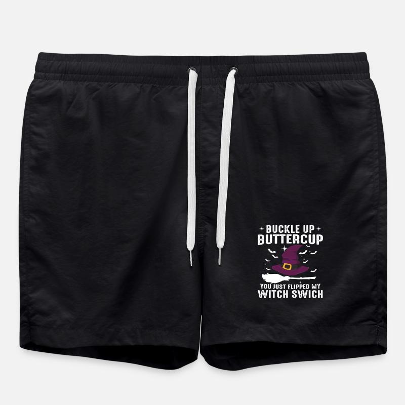 Witch Switch Halloween - Swim Trunks - black