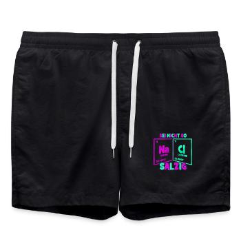 Chimie Chimiste Professeur de chimie Drôle de science - Short de bain - noir - Devant - AI Model Male 185 light (185cm)