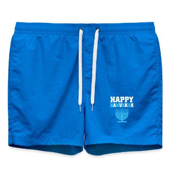 Hanukah Chanukkah Hanukkah - Swim Trunks - cobalt blue - Front