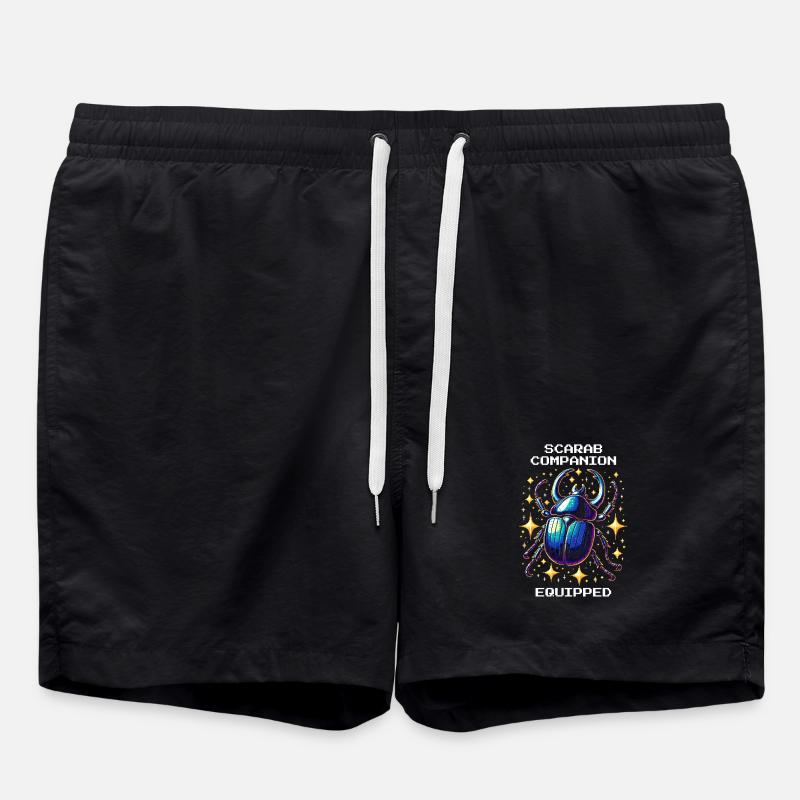 Scarab Pet Equipped | Egypt - Swim Trunks - black
