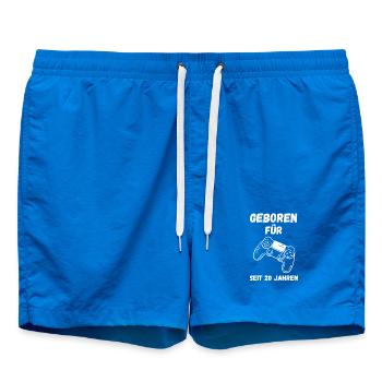 Né pour le jeu vidéo - Short de bain - cobalt blue - Devant