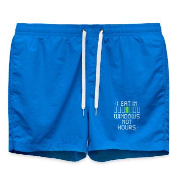 Humour intermittent du Carême 16 8 Windows 20 4 - Short de bain - cobalt blue - Devant