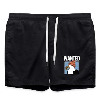 Recherché : Frites Seagull - Short de bain - noir - Devant - AI Model Male 185 light (185cm)