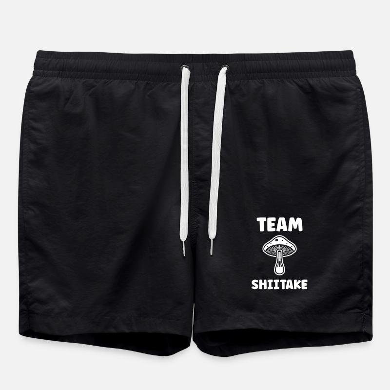 Team Shiitake Mushroom - Swim Trunks - black