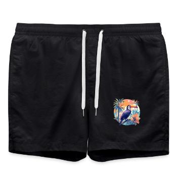 Toucans Toucan - Short de bain - noir - Devant - AI Model Male 185 light (185cm)